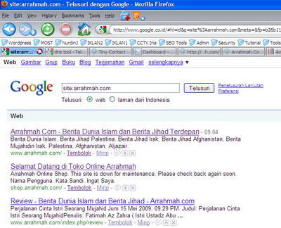 website arrahmah arsip google1