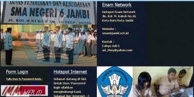 Tampilan Hotspot Login